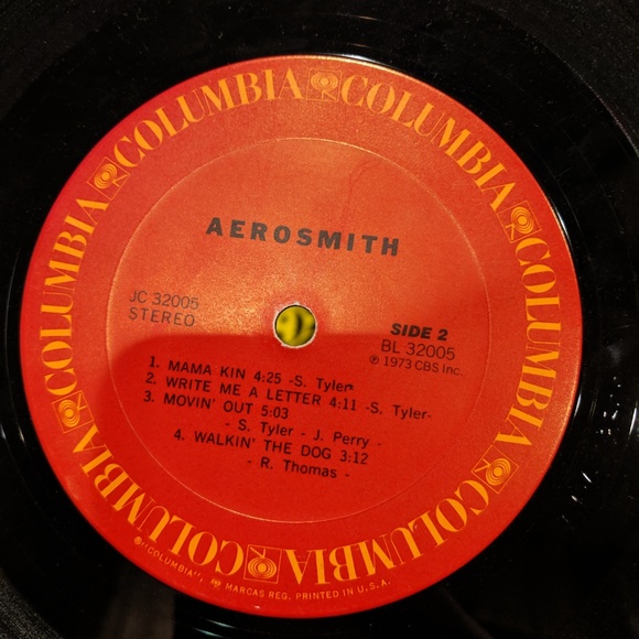 AEROSMITH/2 VINYL RECORDS/1973/1974/GOOD CONDITION - Picture 6 of 8